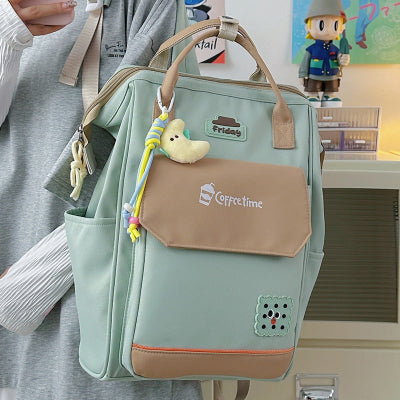 Sac a langer sac a dos vert ultra organisé 