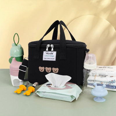 Sac isotherme bébé compact organisé avec accessoires