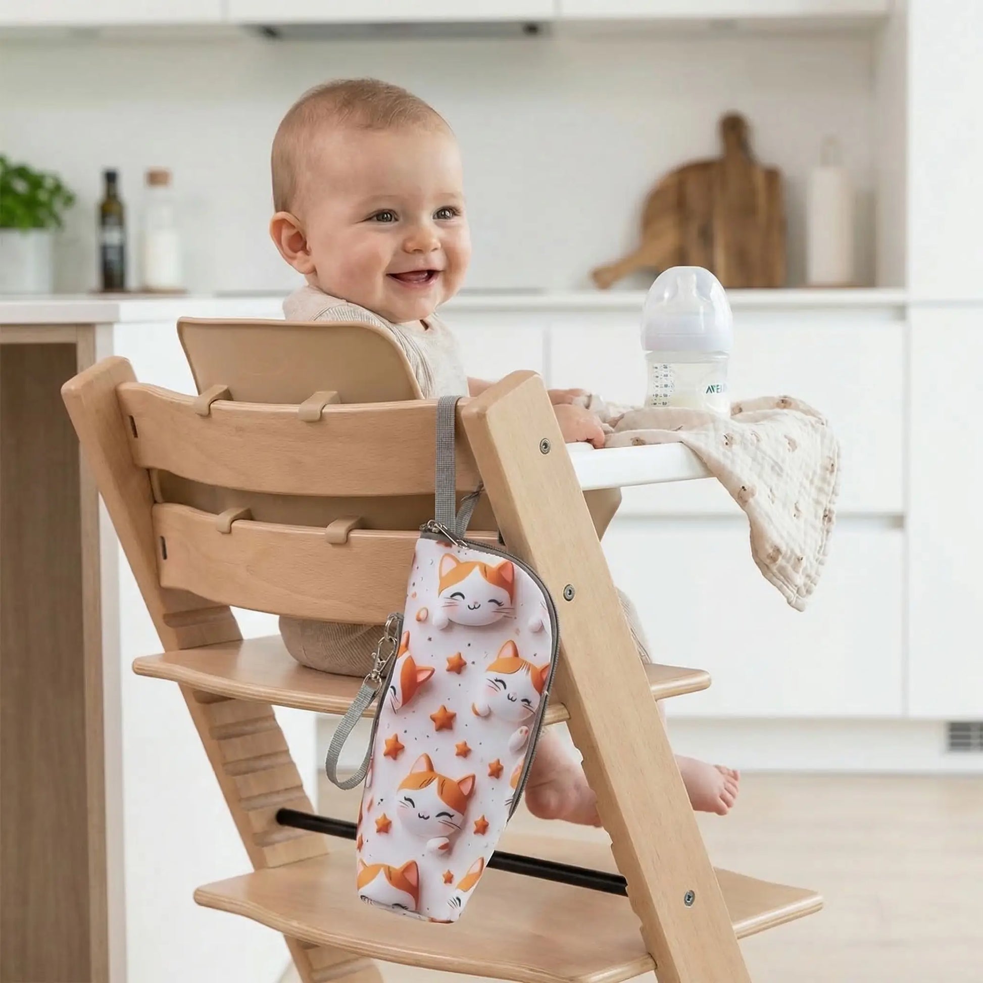 Sac isotherme bébé nomade idéal avec chats