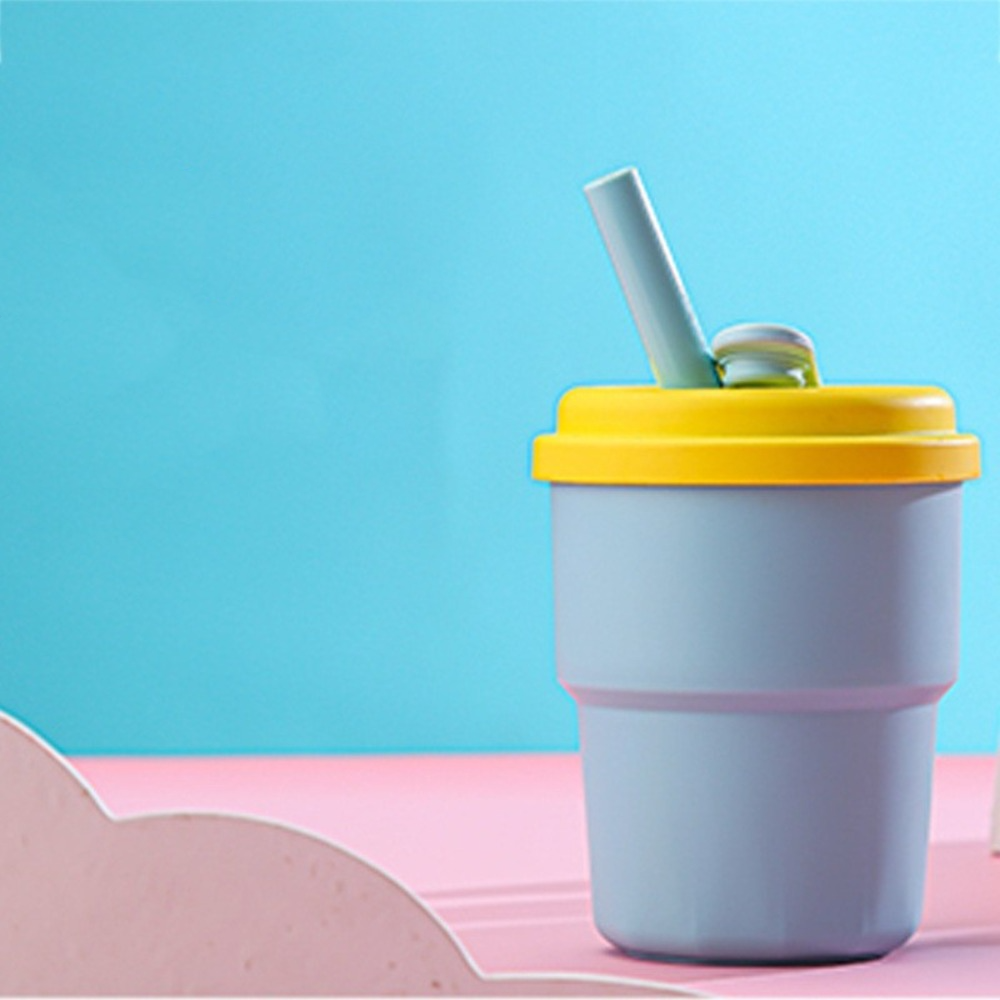 Tasse avec paille pour bebe | Silicone