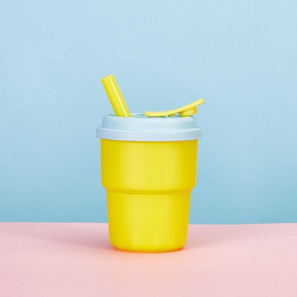 Tasse avec paille pour bebe | Silicone