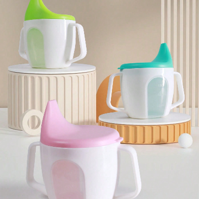Tassed'apprentissage bébé anti fuite trois couleurs