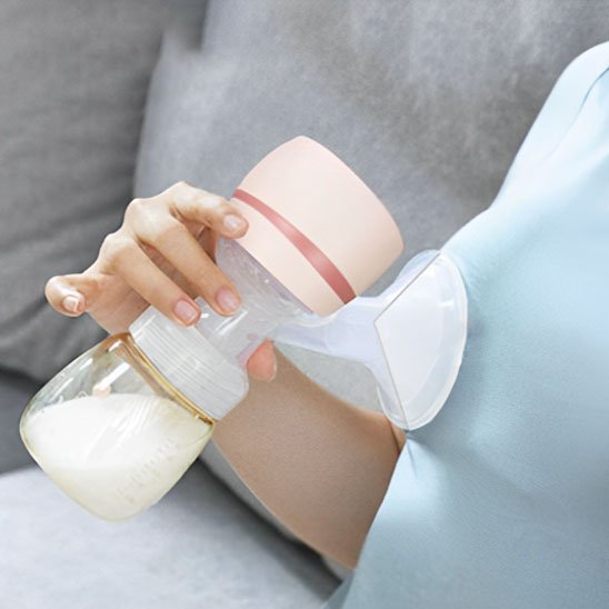 Tire lait silencieux efficace avec lait