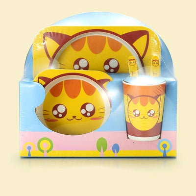 Vaisselle bébé BambooKid™  Chat 