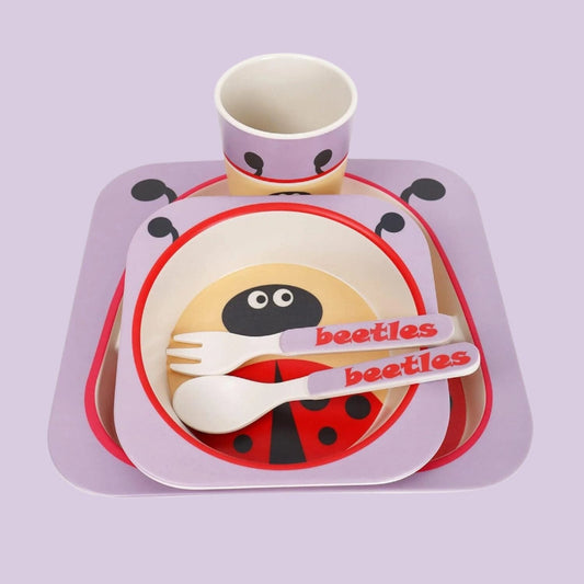 Vaisselle bebe - BambooKid™ - Coccinelle - christine proulx