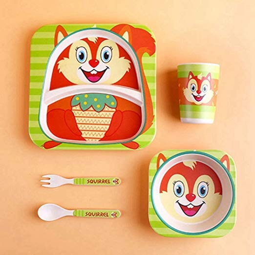 Vaisselle bebe - BambooKid™ - Écureuil - christine proulx