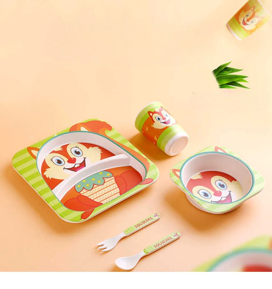 Vaisselle bebe - BambooKid™ - Écureuil - christine proulx