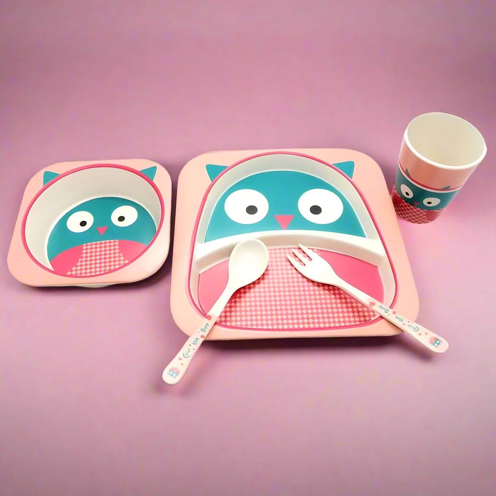 Vaisselle bebe - BambooKid™ - Hibou - christine proulx