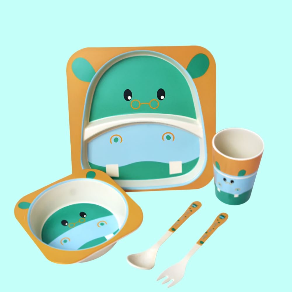 Vaisselle bebe - BambooKid™ - Hipopotam - christine proulx