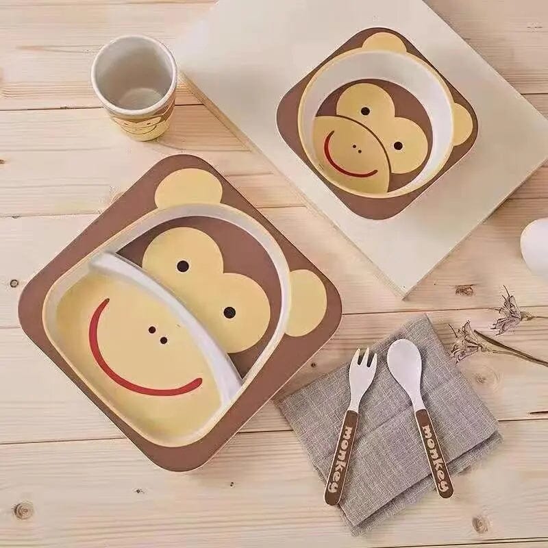 Vaisselle bebe - BambooKid™ - Singe - christine proulx