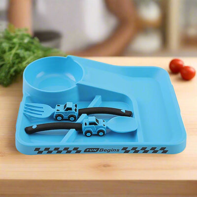 Vaisselle pour bébé Course Plate™  Bleu
