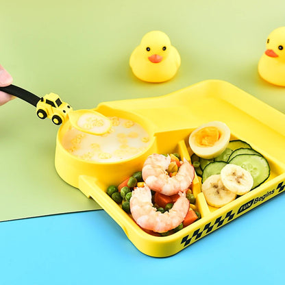 Vaisselle pour bebe - CoursePlate™ - Jaune - christine proulx