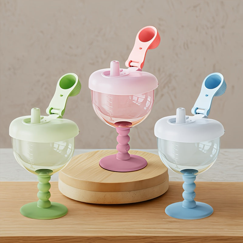Verre paille bébé trois couleurs