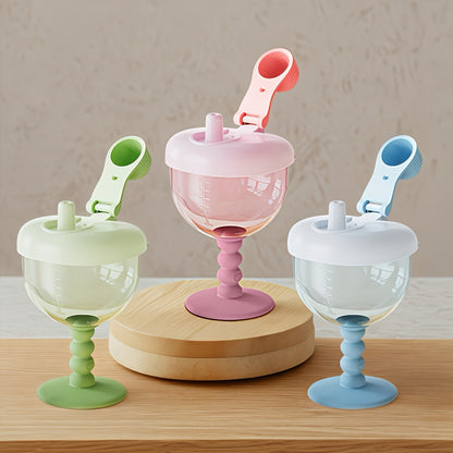 Verre paille bébé trois couleurs
