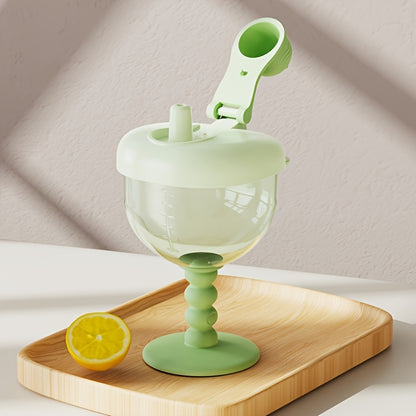 Verre paille bébé vert